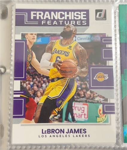 2022 Donruss Franchise Features #23 LeBron James — front
