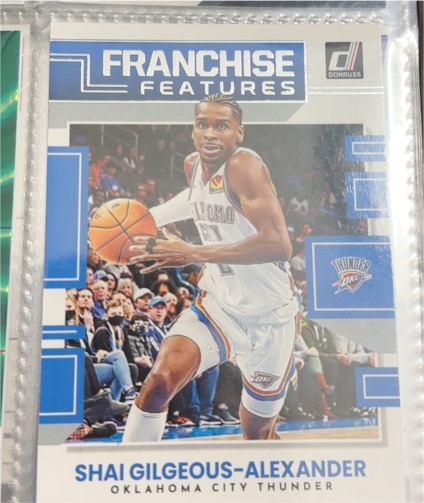 2022-23 Panini Donruss #18 Shai Gilgeous-Alexander Franchise Features — front