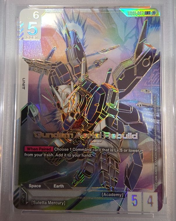2025 Gundam Card Game GD01-067 Gundam Aerial Rebuild LR++ Suletta Mercury — front