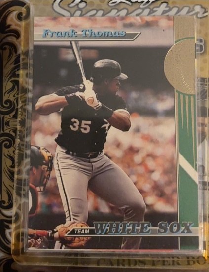 1993 Topps Team Stadium Club #1 Frank Thomas — front
