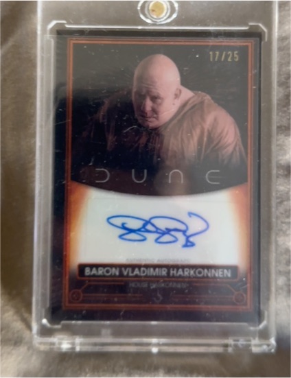 2025 Topps Dune Baron Vladimir Harkonnen #/25 Autograph — front