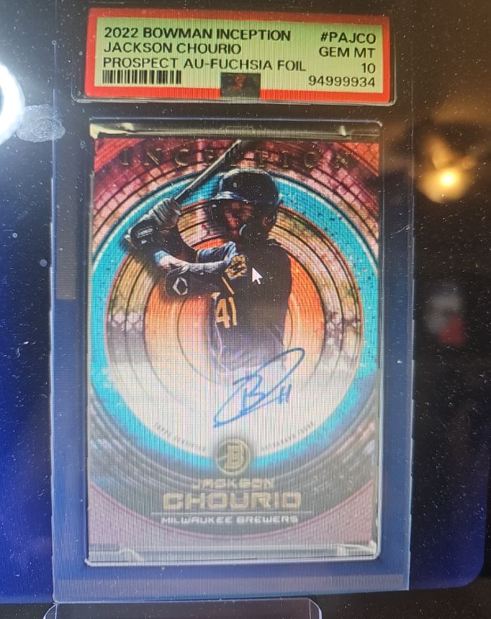 2022 Bowman Inception #PAJCO Jackson Chourio — front