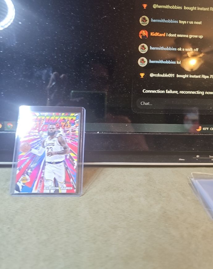 2023 Panini Instant Rips #1 LeBron James — front