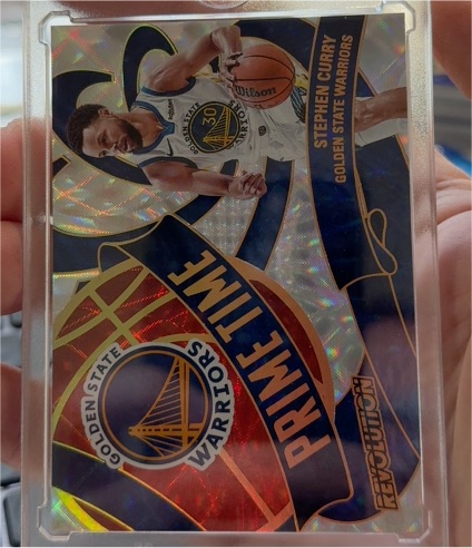 2024-25 Panini Revolution #12 Stephen Curry Prime Time Performers Warriors — front