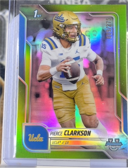 2025 Bowman Chrome University #156 Pierce Clarkson — front