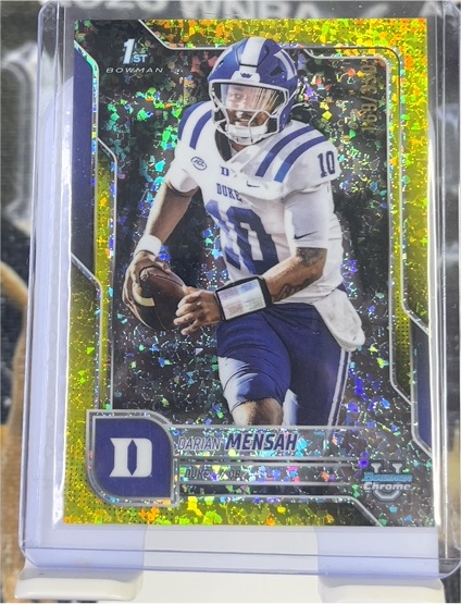 2025 Bowman Chrome University #13 Darian Mensah — front