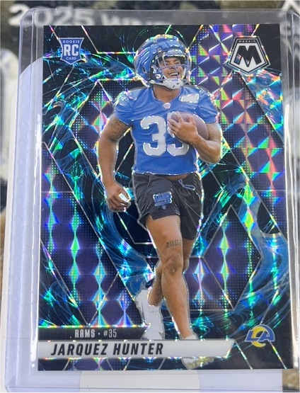 2025 Panini Mosaic #380 Jarquez Hunter — front