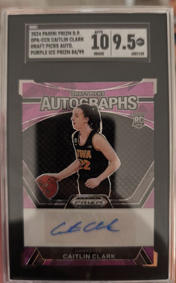 2024 Panini Prizm Draft Picks #DPA-CCK Caitlin Clark — front