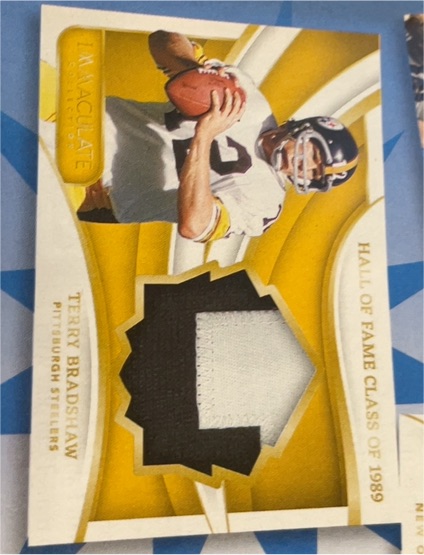 2020 Panini Immaculate Collection Hall of Fame Class of 1989 Terry Bradshaw — front