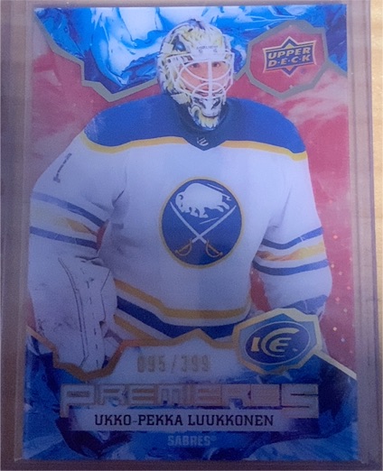 2021-22 Upper Deck Ice Premieres #226 Ukko-Pekka Luukkonen — front