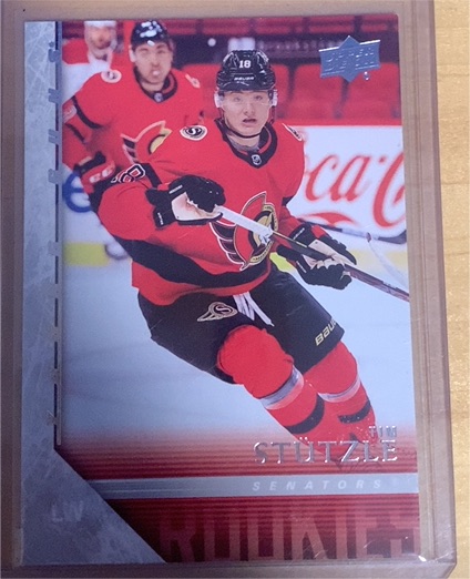 2020-21 Upper Deck Extended Series 2005-06 Tribute #T-81 Tim Stutzle — front