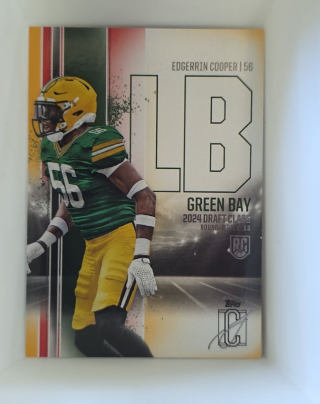 2024 Topps Signature Class #108 Edgerrin Cooper — front
