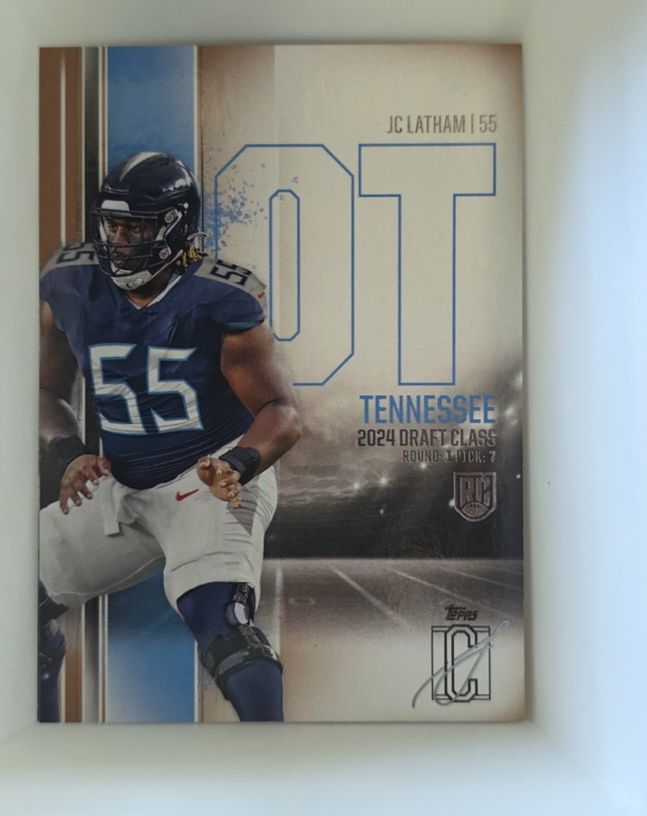 2024 Topps Signature Class #187 JC Latham — front