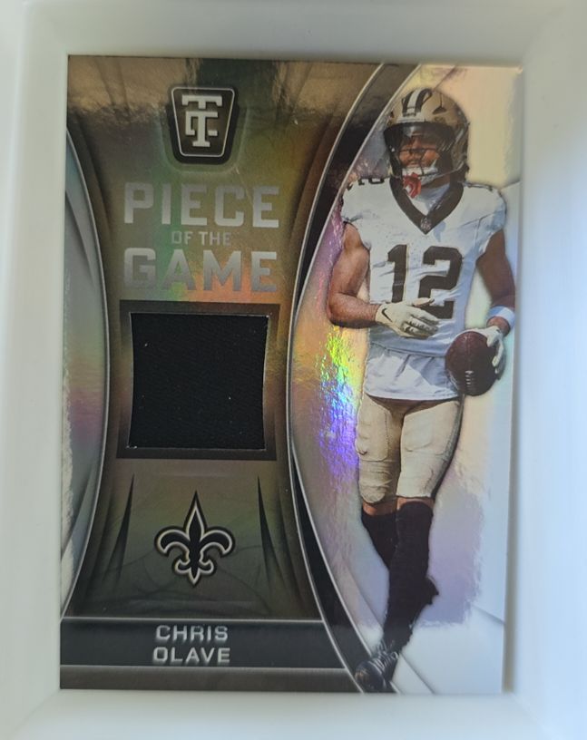 2024 Panini Totally Certified #POTG-COE Chris Olave Piece of the Game — front