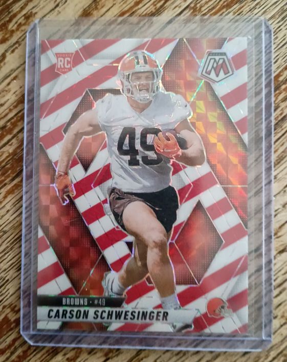 2025 Panini Mosaic #371 Carson Schwesinger — front