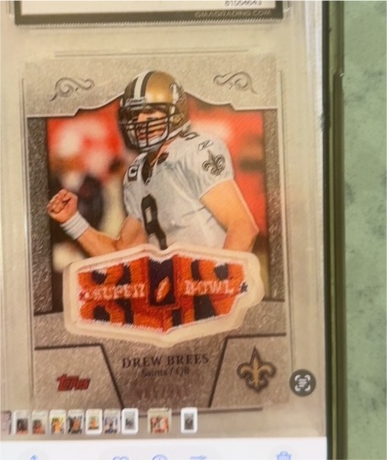 2021 Topps SP Drew Brees — front