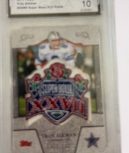 2015 Topps Super Bowl Signatures #Troy Aikman Dallas Cowboys SB XXVII — front