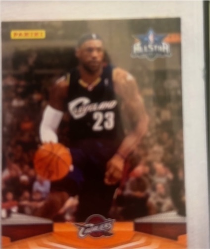 2004 Panini All-Star LeBron James #not visible — front