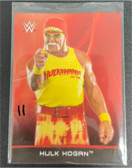 WWE Hulk Hogan Card — front