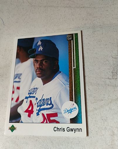 1989 Upper Deck #607 Chris Gwynn — front