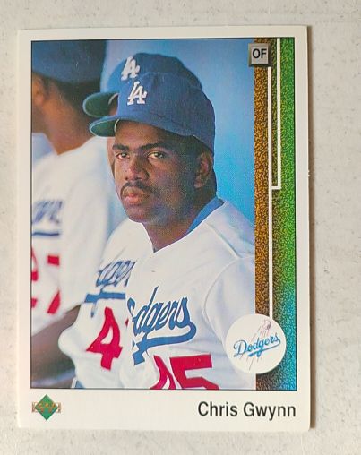 1989 Upper Deck #607 Chris Gwynn — front