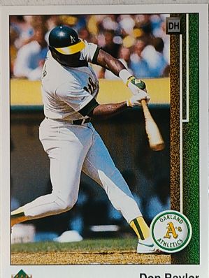 1989 Upper Deck #601 Don Baylor — front
