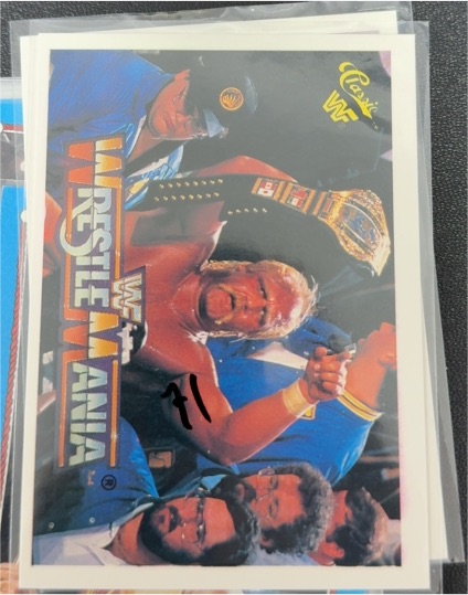 1990 Classic WWF History of WrestleMania #11 Hulk Hogan — front