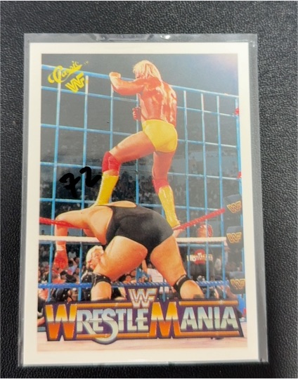 1990 Classic WWF Wrestlemania #14 Hulk Hogan — front