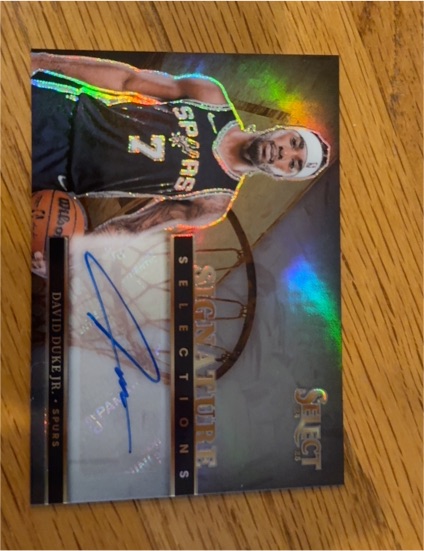 2024-25 Panini Select #SS-DUK David Duke Jr. — front