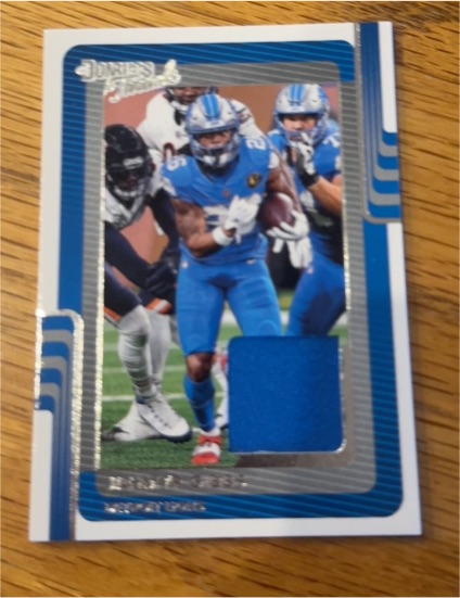 2025 Panini Donruss Threads #DTH-JGS Jahmyr Gibbs — front