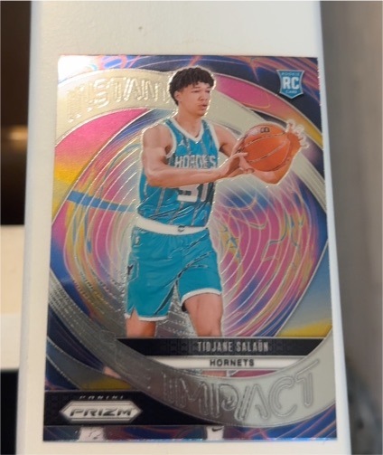 2024-25 Panini Prizm Instant Impact #22 Tidjane Salaun — front
