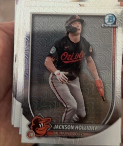 2025 Bowman Chrome #77 Jackson Holliday — front