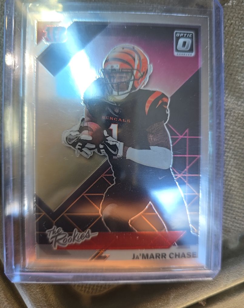 2021 Donruss Optic The Rookies #TR-7 Ja'Marr Chase — front