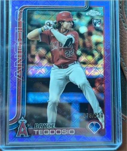 2025 Topps Chrome #198 Bryce Teodosio — front