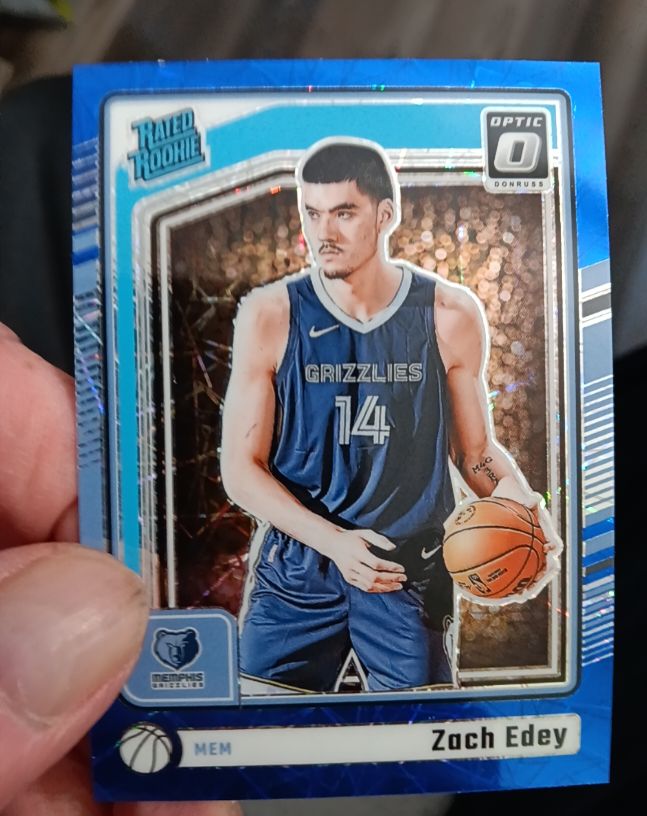 2024-25 Donruss Optic #288 Zach Edey — front