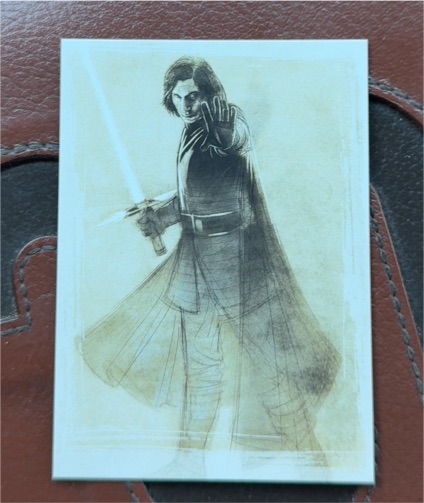 2017 Topps Star Wars The Last Jedi Illustrated #SWI-9 Kylo Ren — front