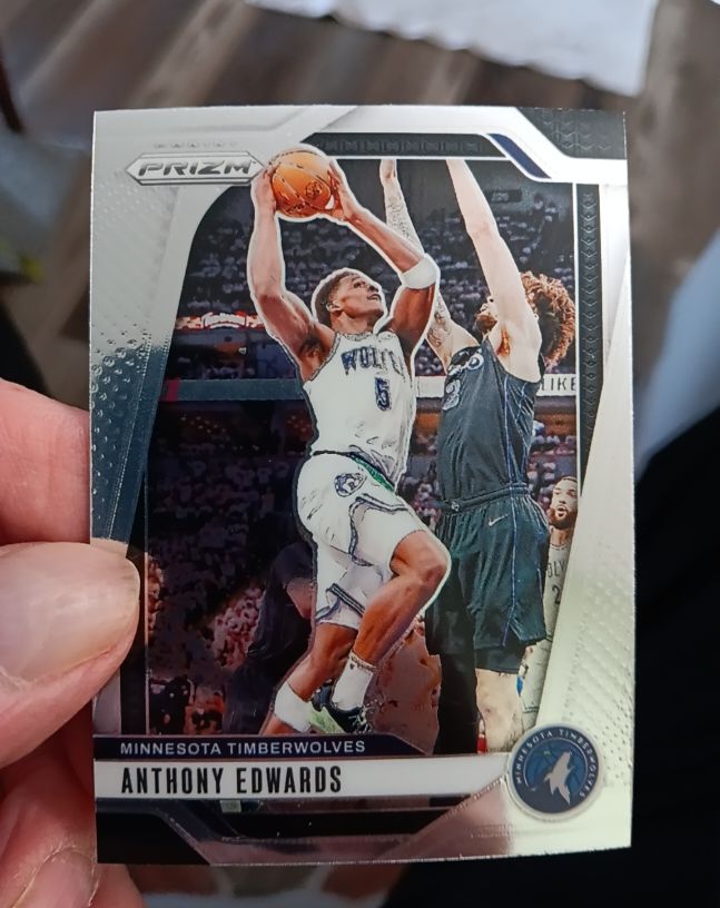 2024-25 Panini Prizm #100 Anthony Edwards — front