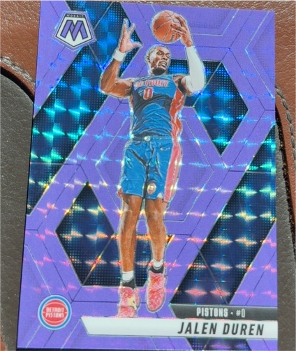 2024-25 Panini Mosaic #15 Jalen Duren — front