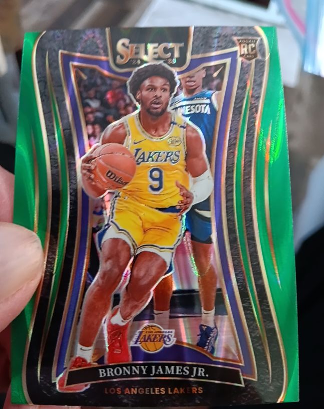 2024-25 Panini Select #369 Bronny James Jr. — front