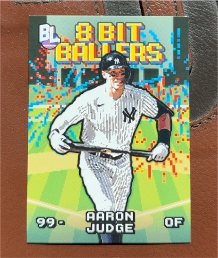 2023 Topps Big League 8 Bit Ballers #8B-4 Aaron Judge — front