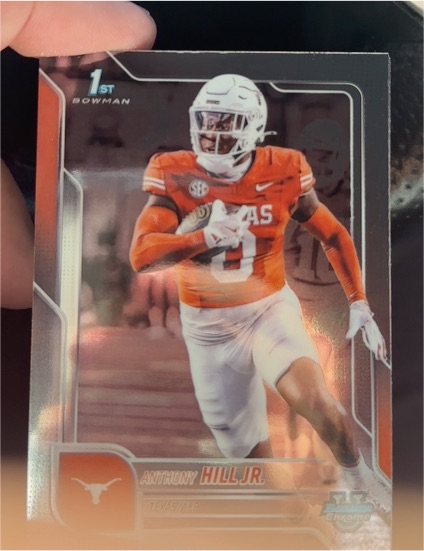 2025 Bowman Chrome University #84 Anthony Hill Jr. — front