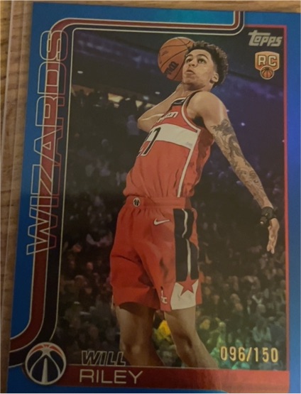 2025-26 Topps #221 Will Riley — front