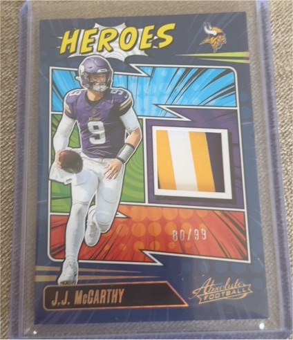 2025 Panini Absolute Heroes #J.J. McCarthy — front