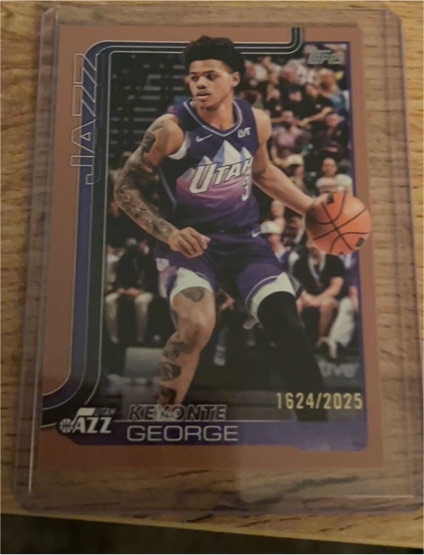 2025-26 Topps #131 Keyonte George — front