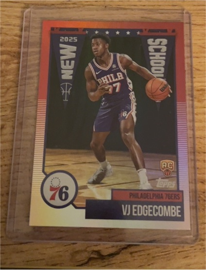 2025-26 Topps New School #NS-3 VJ Edgecombe — front
