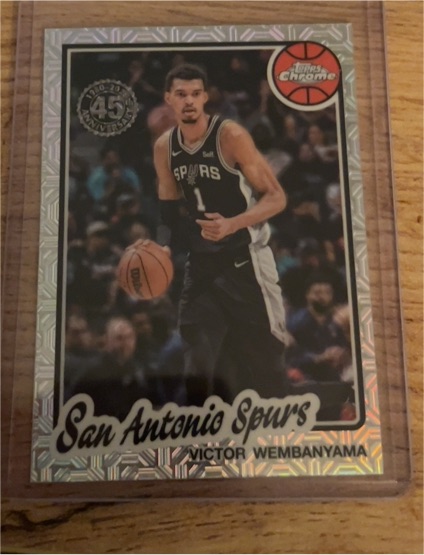 2025-26 Topps 1980-81 Chrome Mojo #TC-VW Victor Wembanyama — front