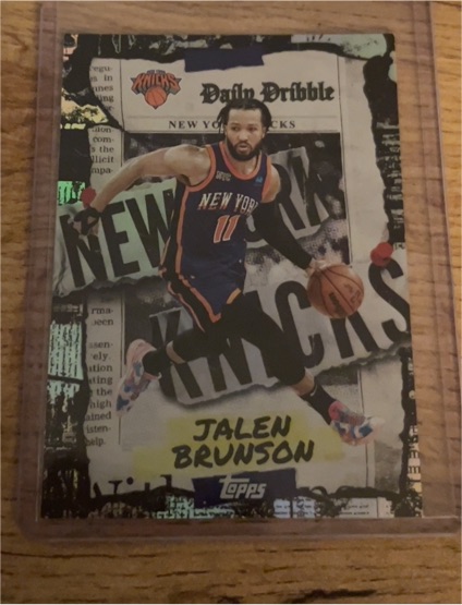 2025-26 Topps The Daily Dribble #DD-10 Jalen Brunson — front