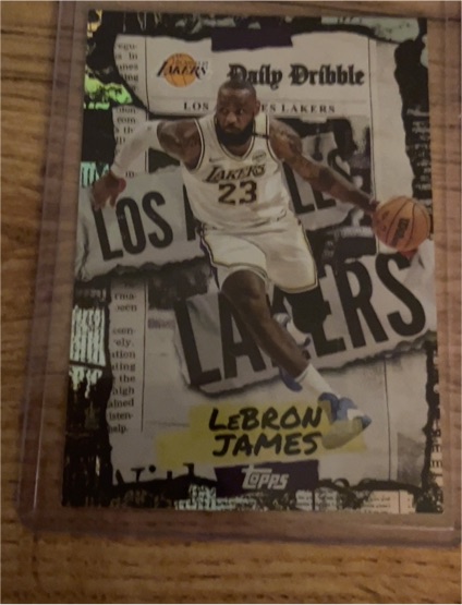 2025-26 Topps #DD-1 LeBron James The Daily Dribble — front