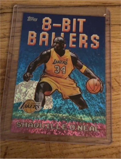 2025-26 Topps #8B-21 Shaquille O'Neal 8-Bit Ballers — front