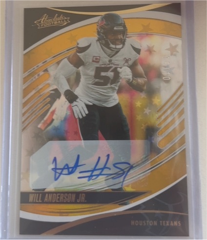 2025 Panini Absolute Football #140 Will Anderson Jr. — front